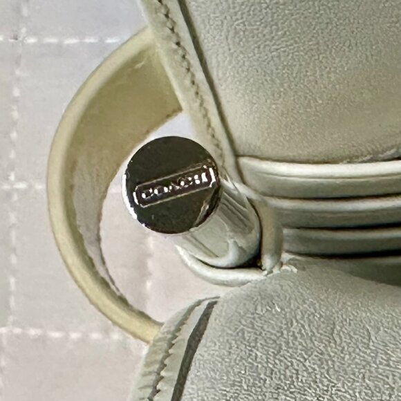 COACH Vintage Leather Planner Notepad Holder with Pen 2005 Fuchsia Pink 1217 Y2K - Picture 10 of 11